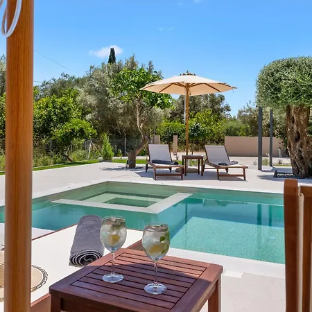Luxury Waterfalls Villa Nidri Privet Pool Jaccuzi Exterior photo