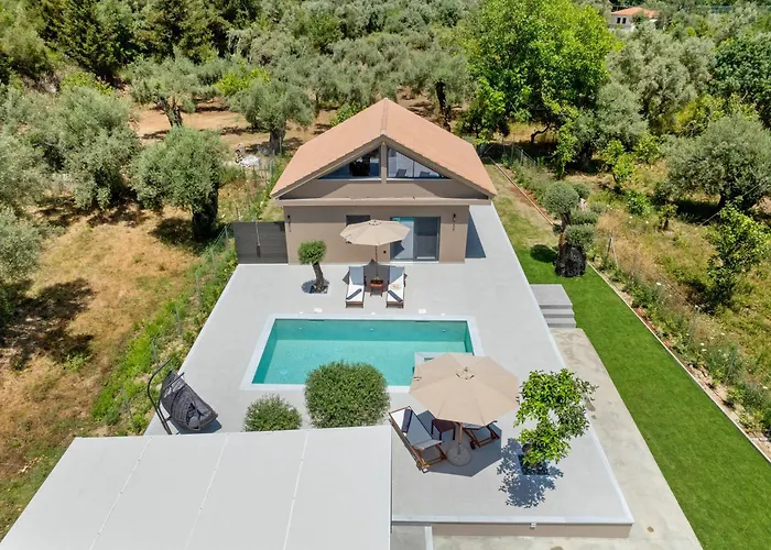 Luxury Waterfalls Villa Nidri Privet Pool Jaccuzi